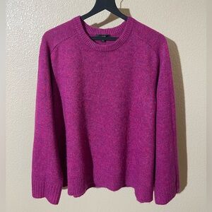 J. Crew Fuchsia Crew Neck Sweater